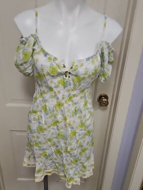 Vintage free people, light summer, cotton, floral adorable Dress
